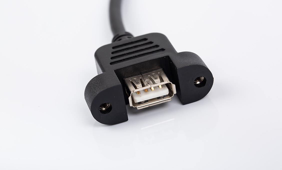 Panel Mount USB Receptade